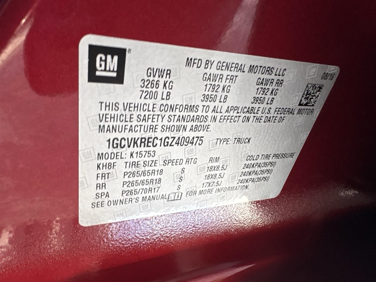 Chevrolet Silverado 1500 LT Double Cab 4WD 2016