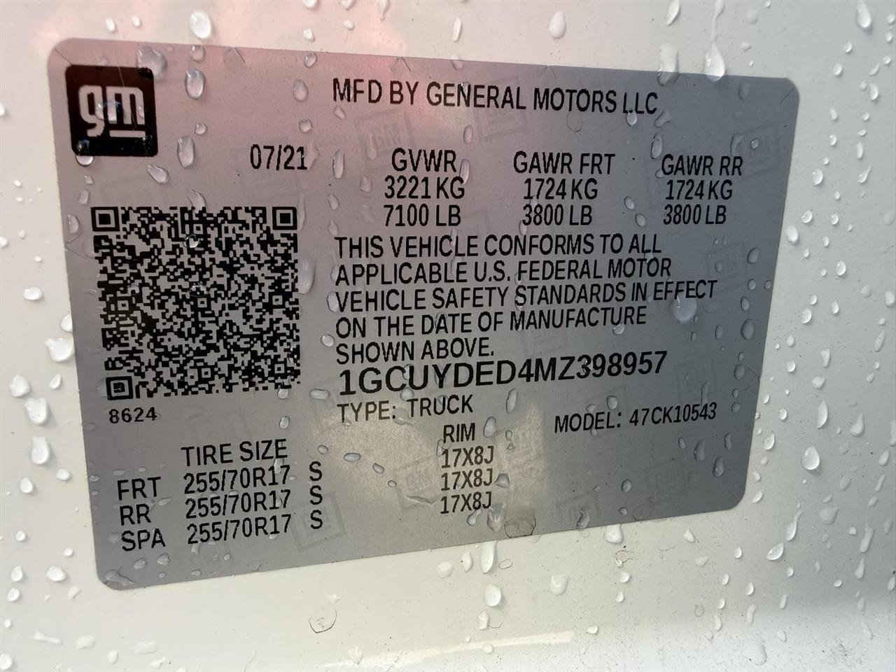 Chevrolet Silverado 1500  2021