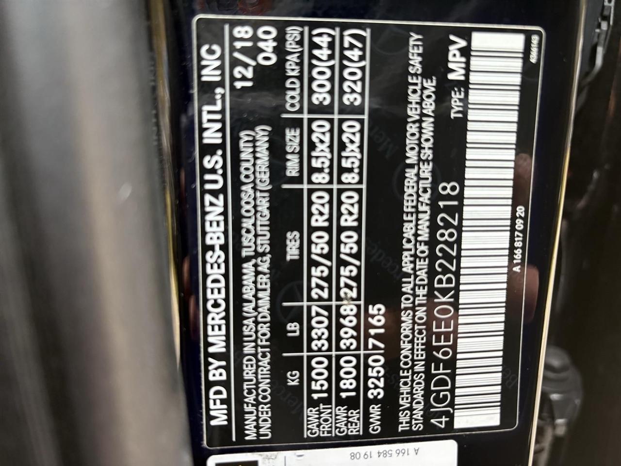 Mercedes-Benz GLS-Class  2019