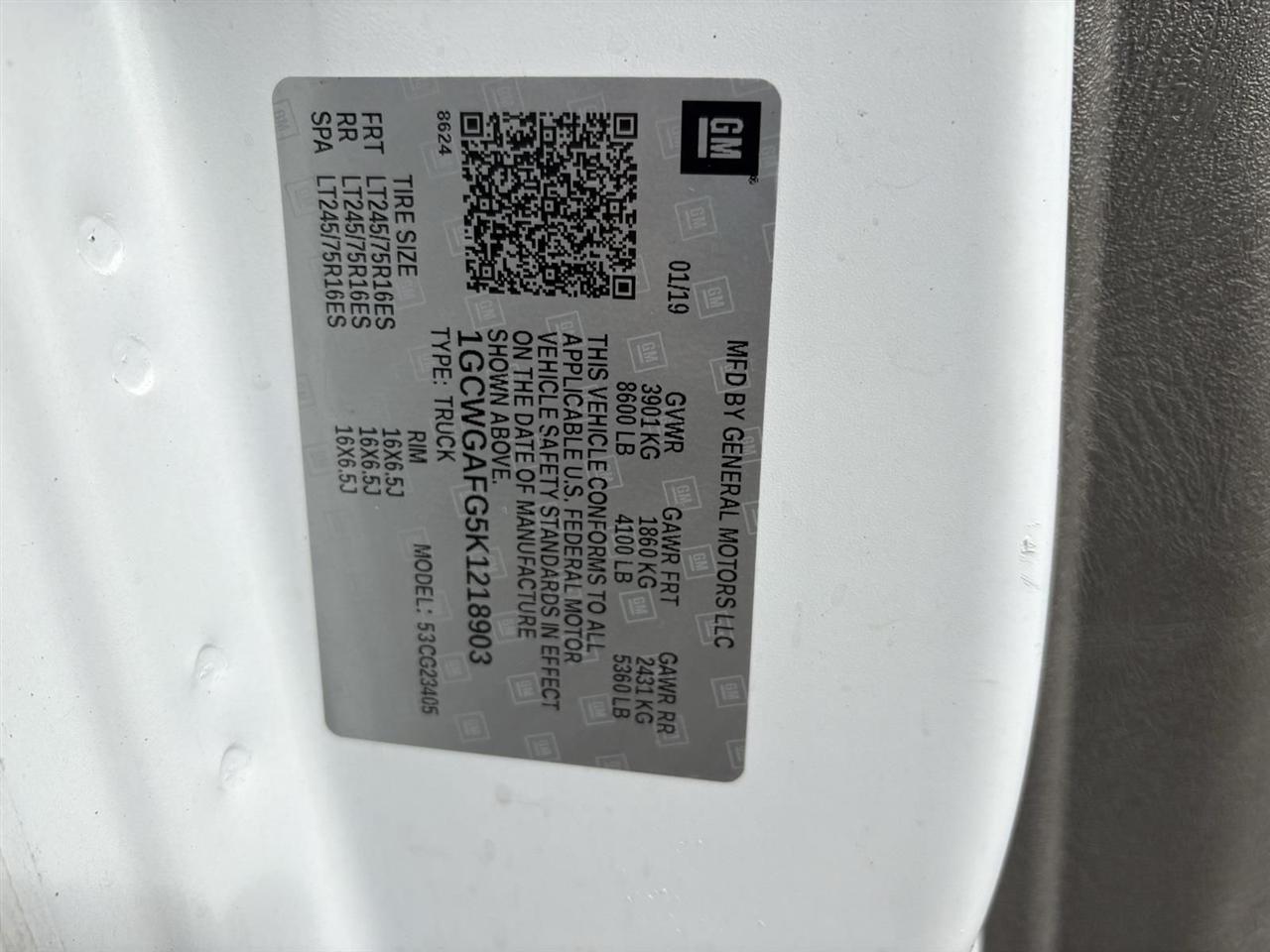 Chevrolet Express  2019