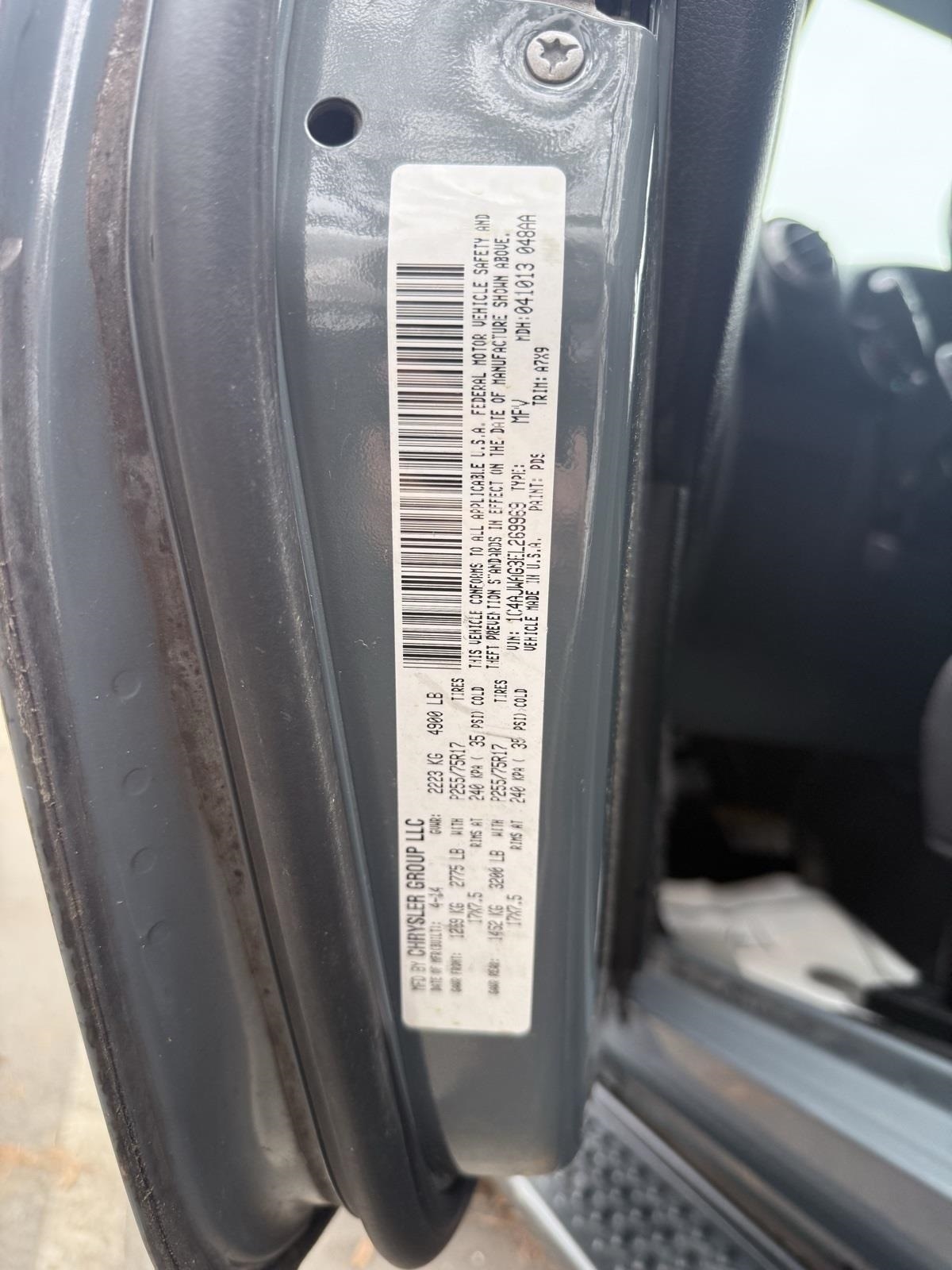 Jeep Wrangler Sport 4WD 2014