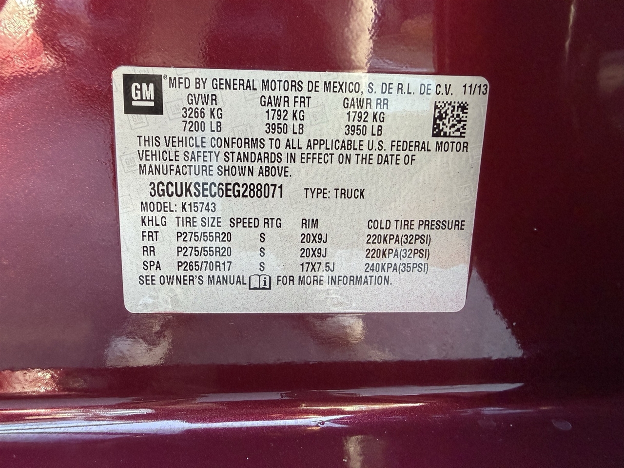 Chevrolet Silverado 1500 1LZ Crew Cab 4WD 2014