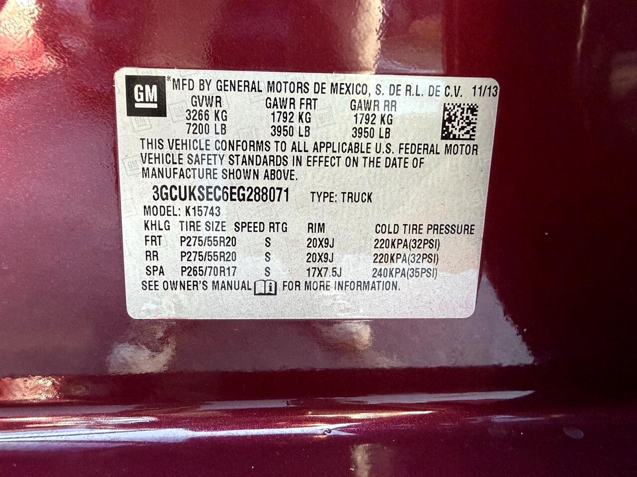 Chevrolet Silverado 1500  2014