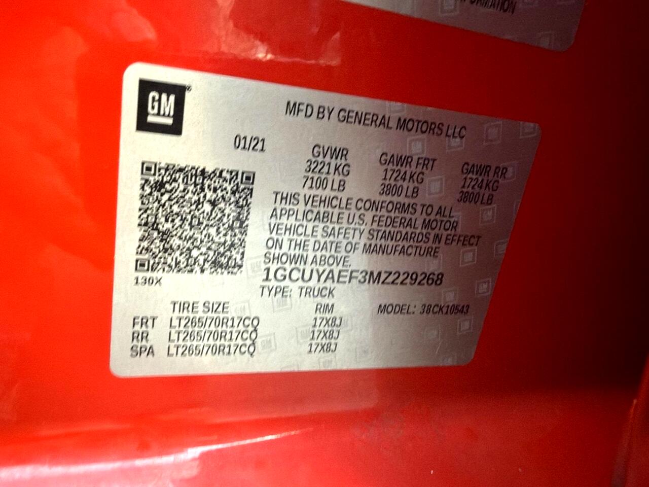 Chevrolet Silverado 1500  2021