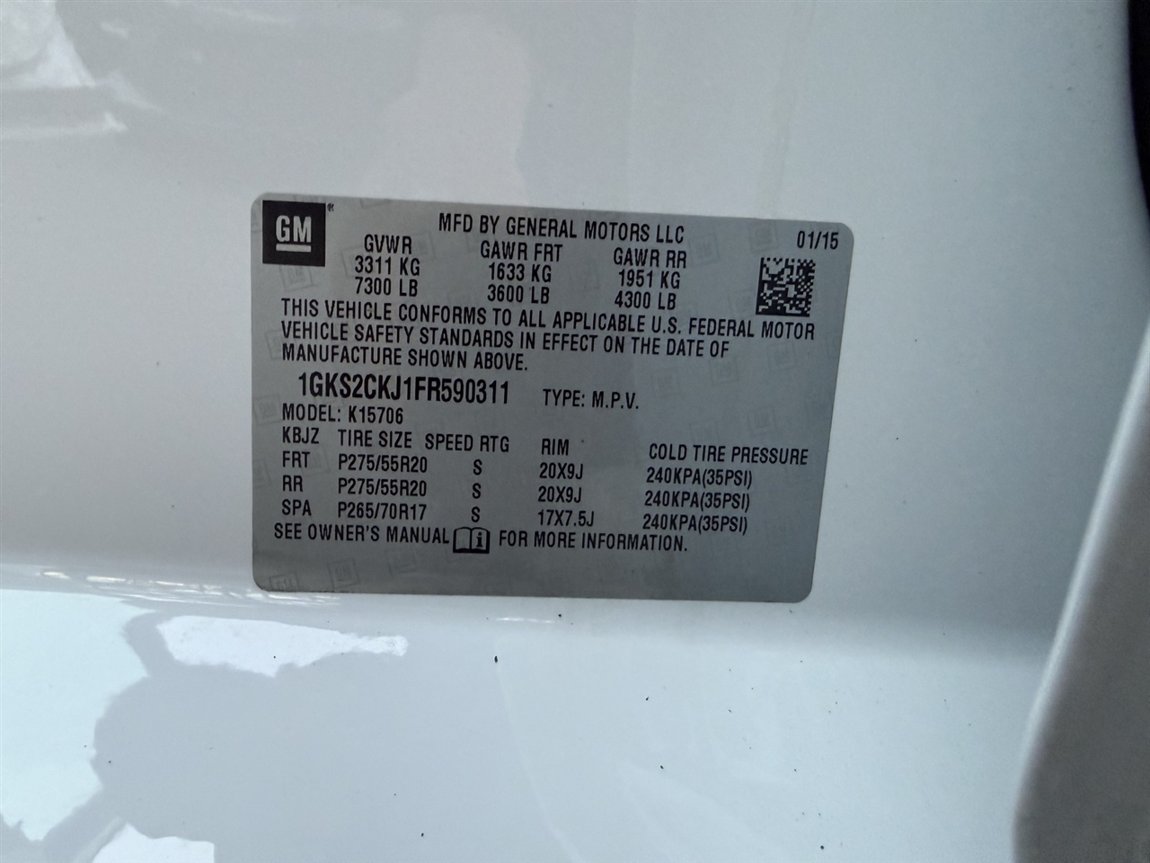 GMC Yukon Denali  2015