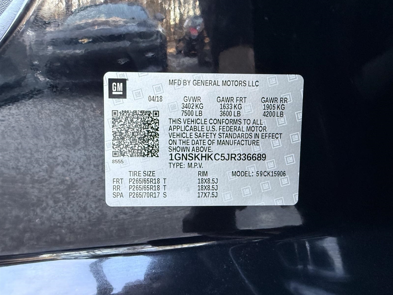 Chevrolet Suburban  2018