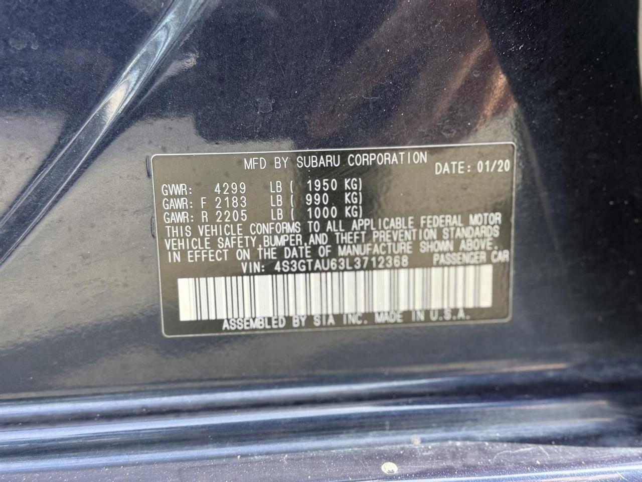 Subaru Impreza  2020