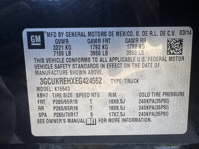 Chevrolet Silverado 1500  2014