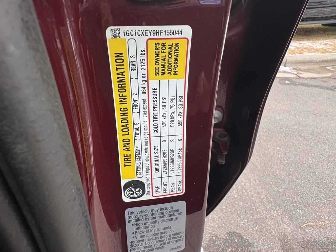 Chevrolet Silverado 2500HD  2017