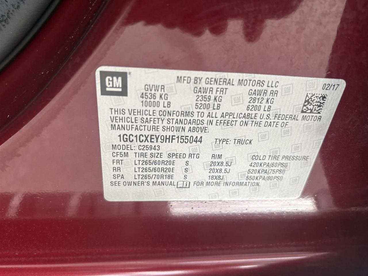 Chevrolet Silverado 2500HD  2017