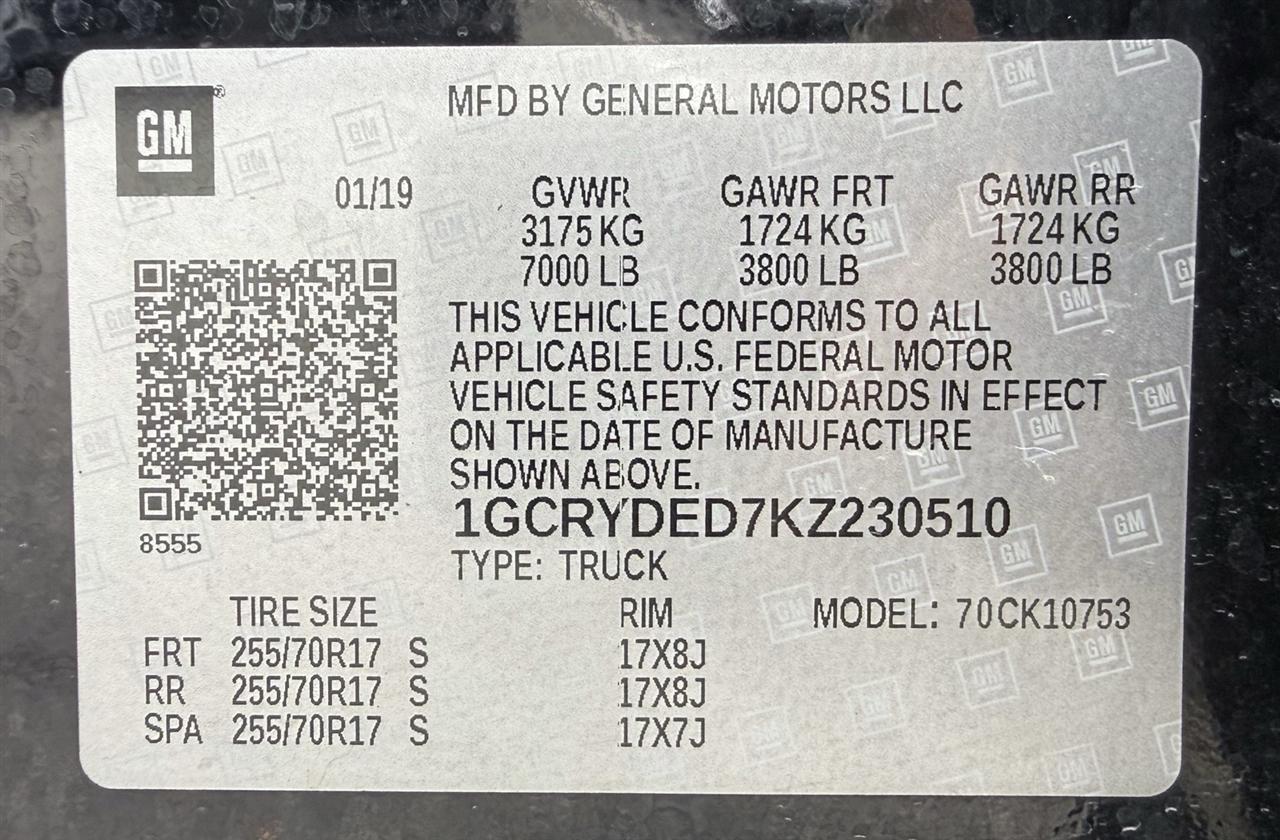 Chevrolet Silverado 1500  2019