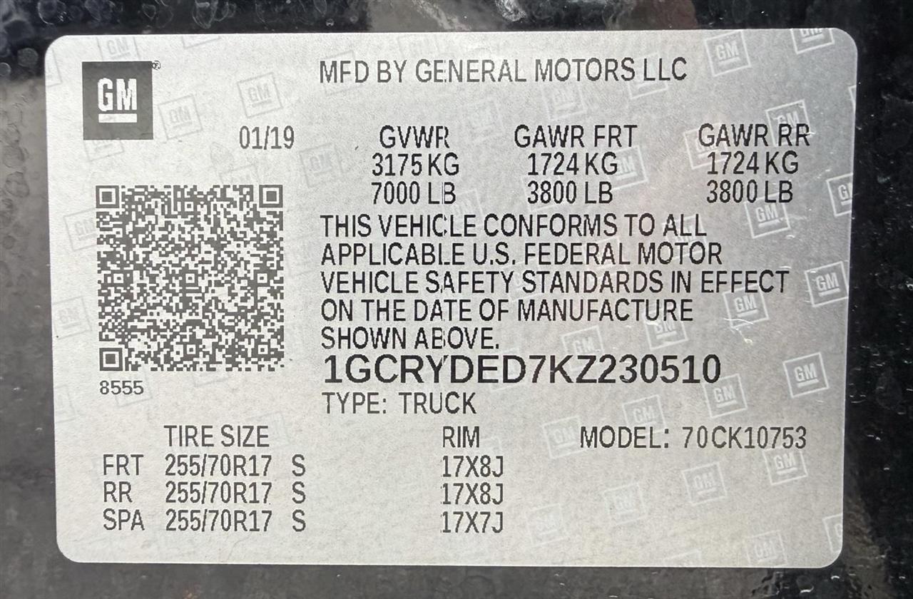 Chevrolet Silverado 1500  2019