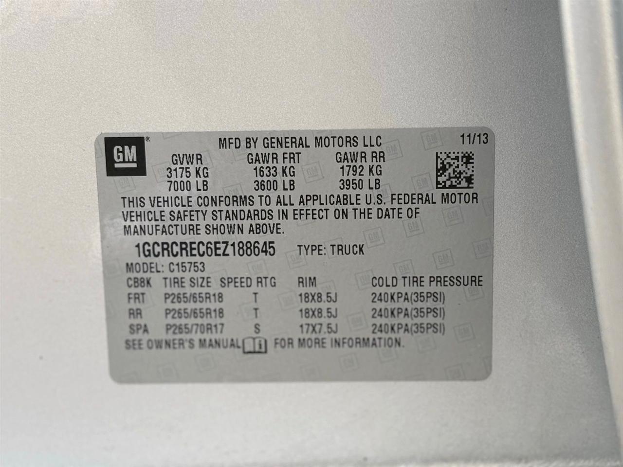 Chevrolet Silverado 1500  2014