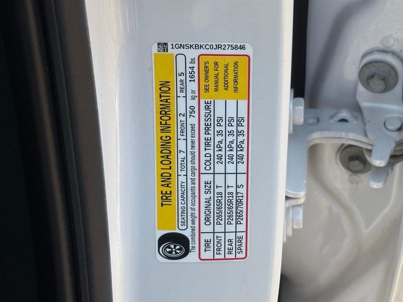 Chevrolet Tahoe  2018