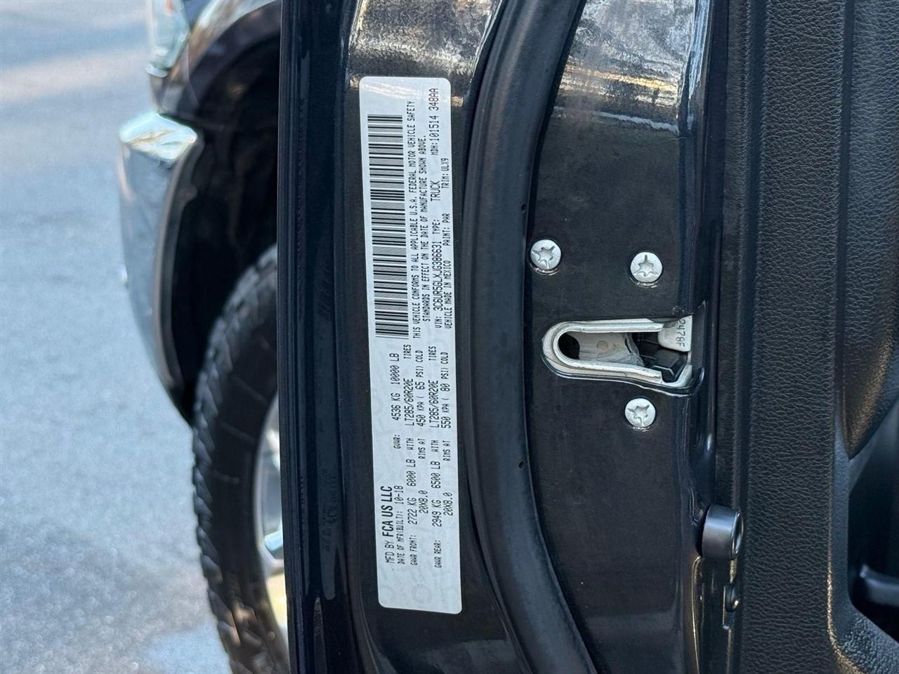 RAM 2500  2018