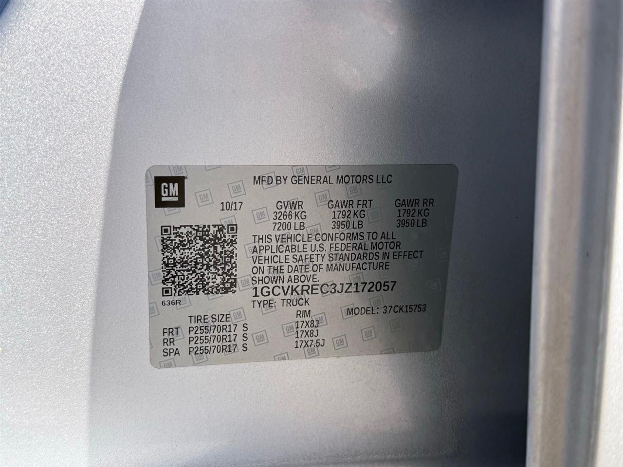 Chevrolet Silverado 1500  2018