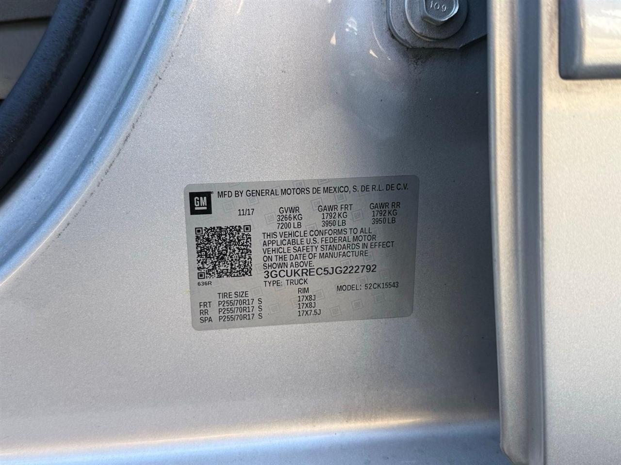 Chevrolet Silverado 1500  2018