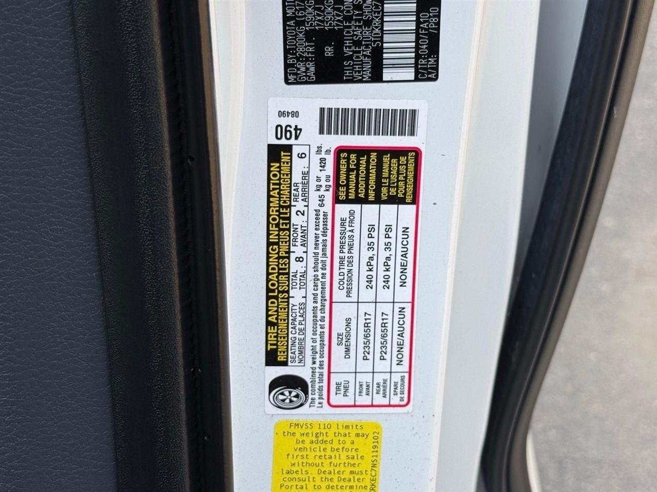 Toyota Sienna  2022