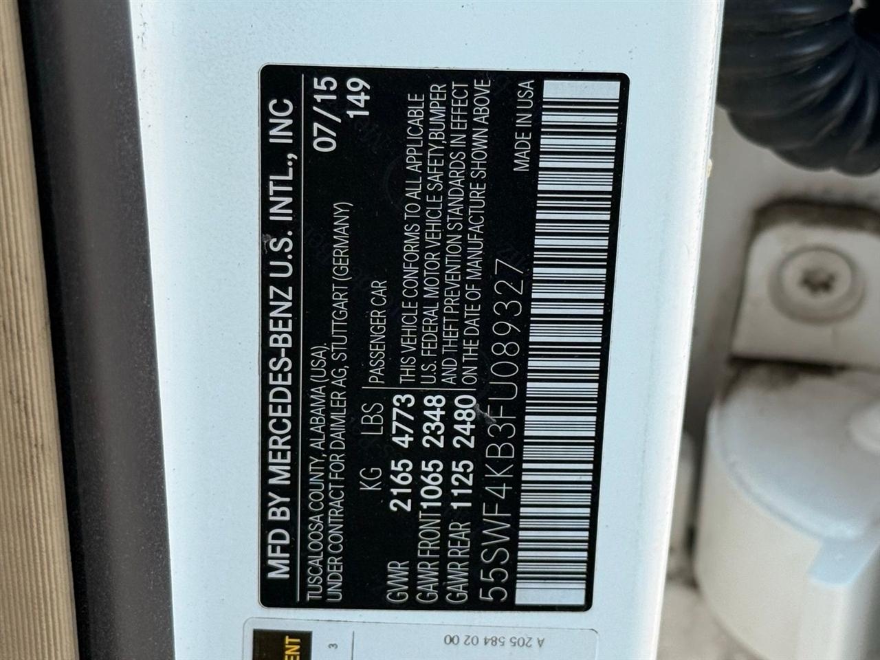 Mercedes-Benz C-Class  2015