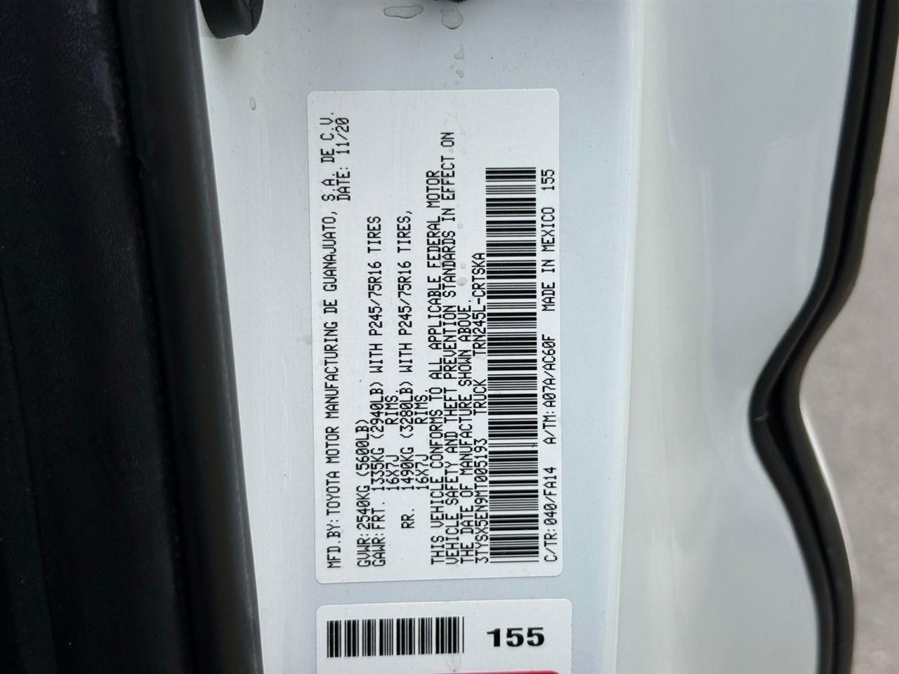 Toyota Tacoma  2021
