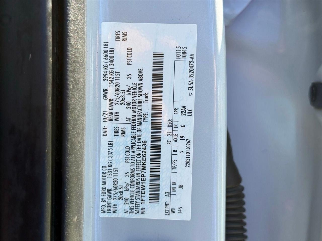 Ford F-150  2021