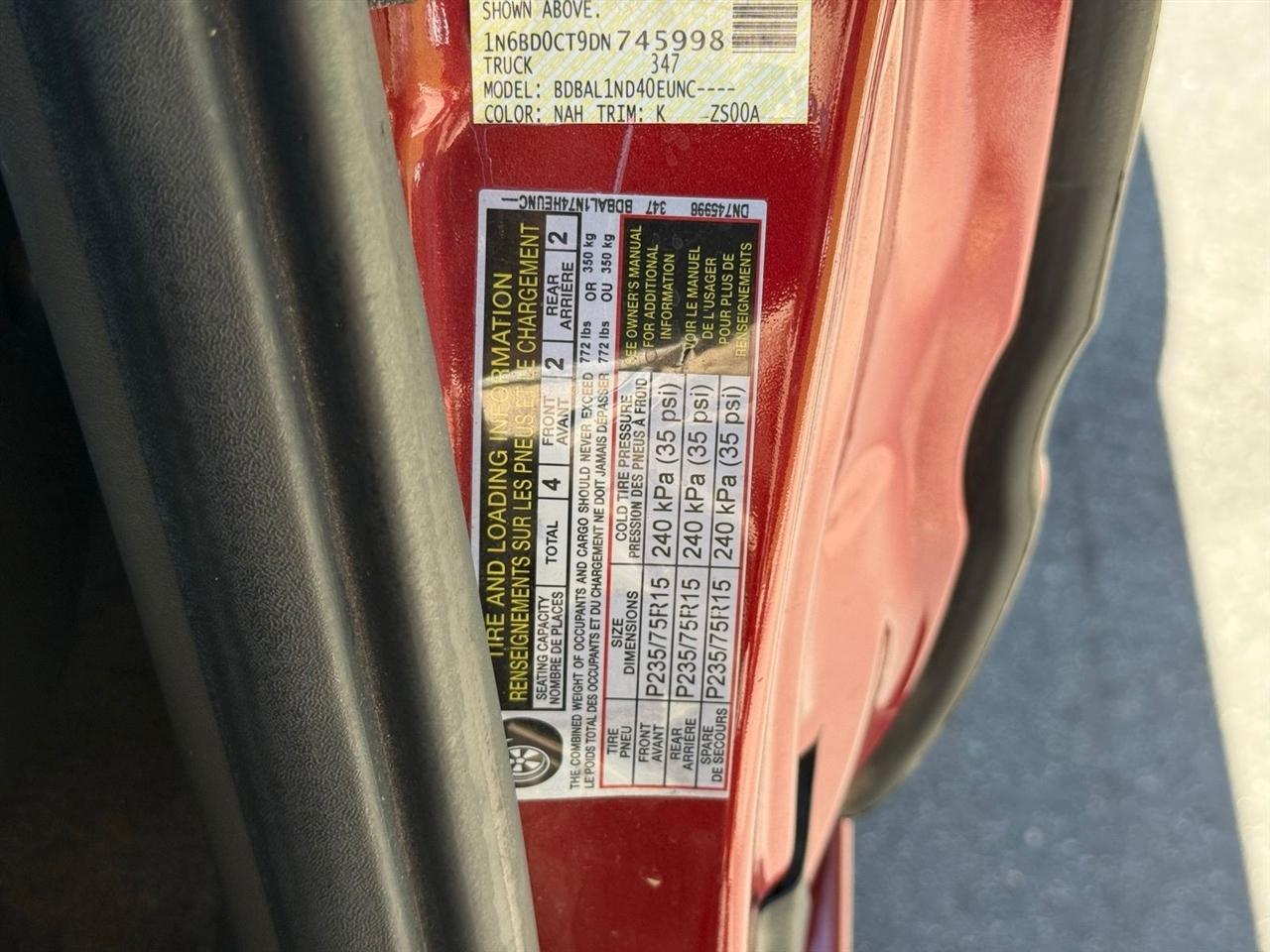 Nissan Frontier  2013
