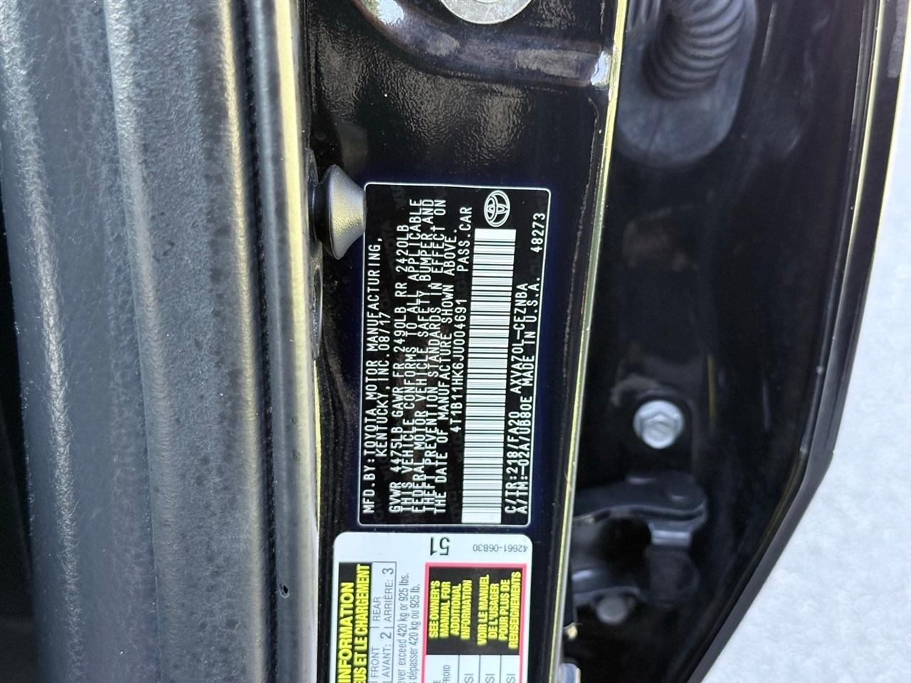 Toyota Camry  2018