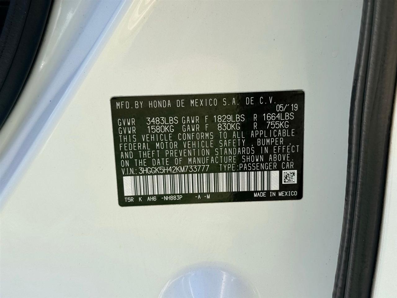 Honda Fit  2019