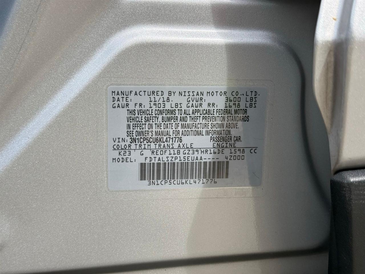 Nissan Kicks  2019