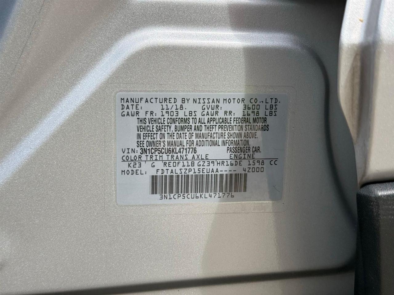 Nissan Kicks  2019