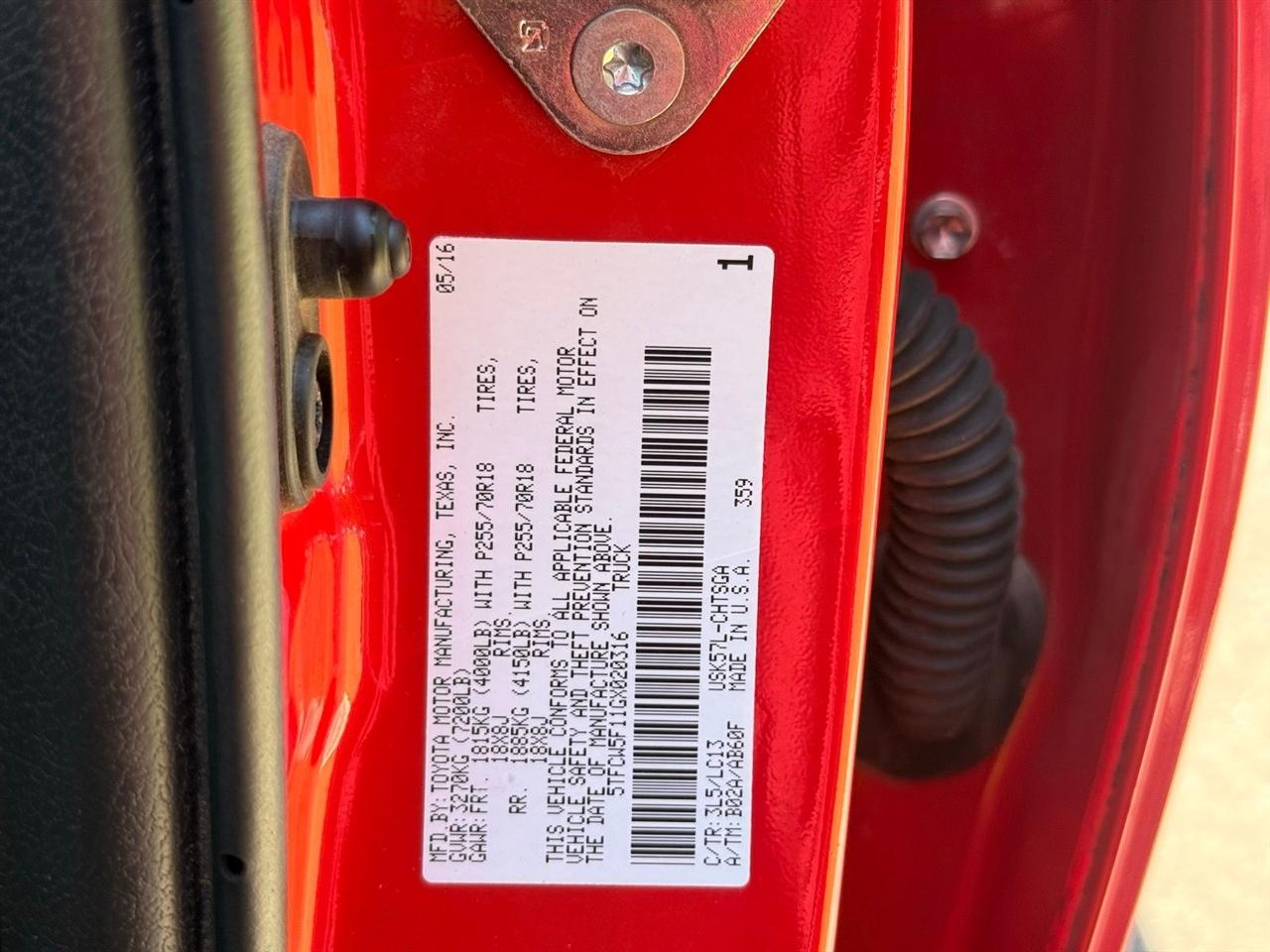 Toyota Tundra  2016
