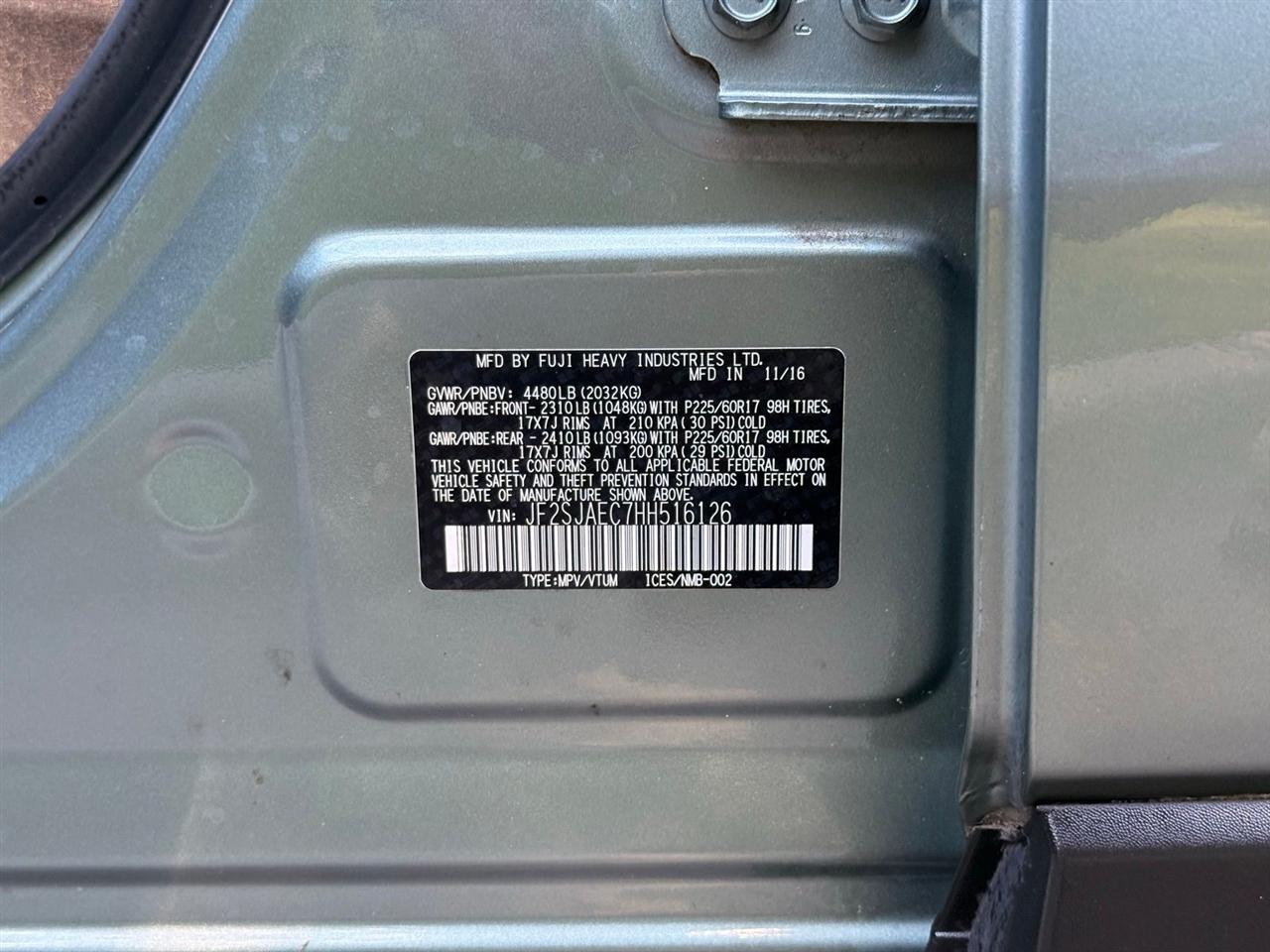 Subaru Forester  2017