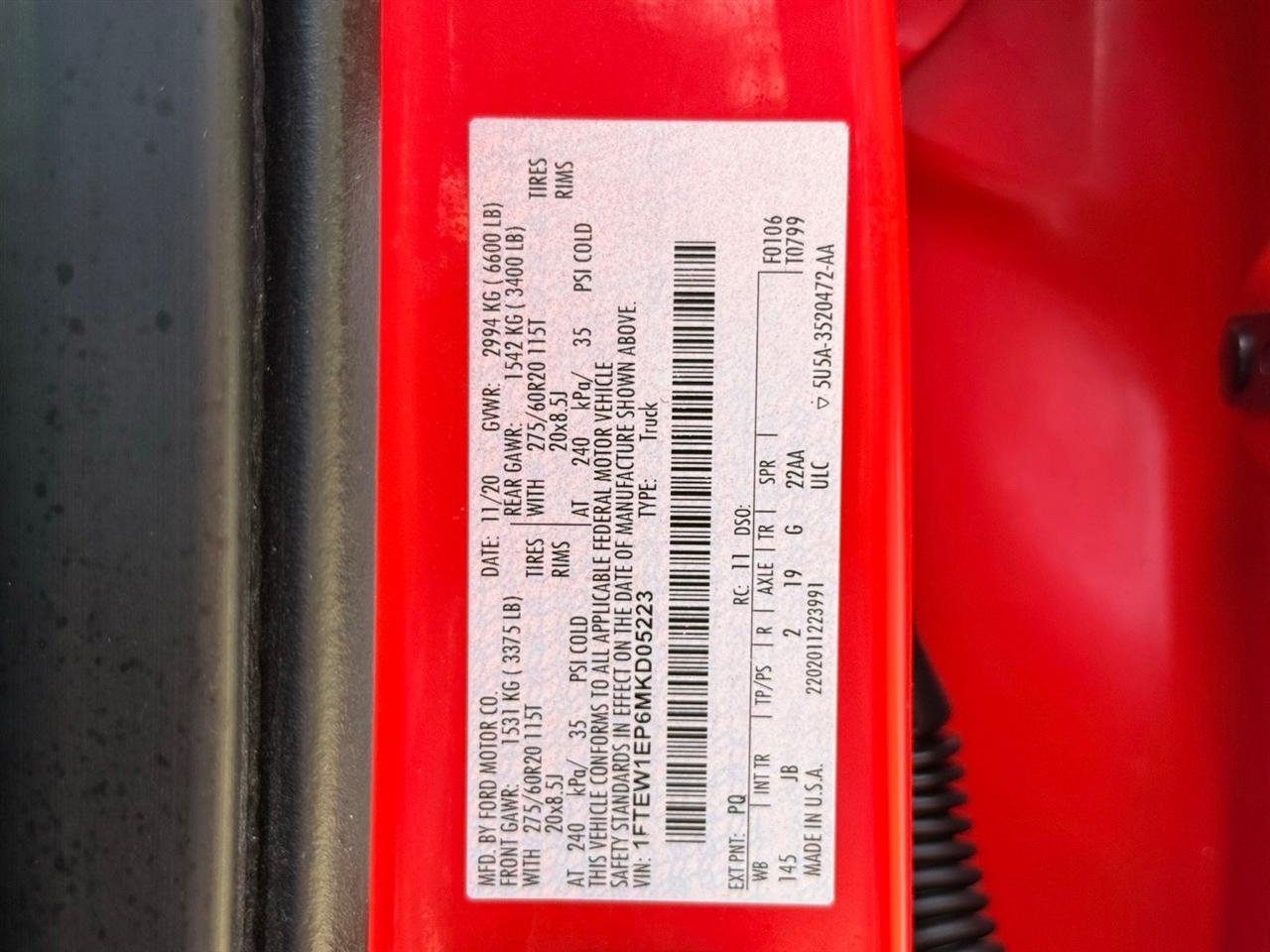 Ford F-150  2021