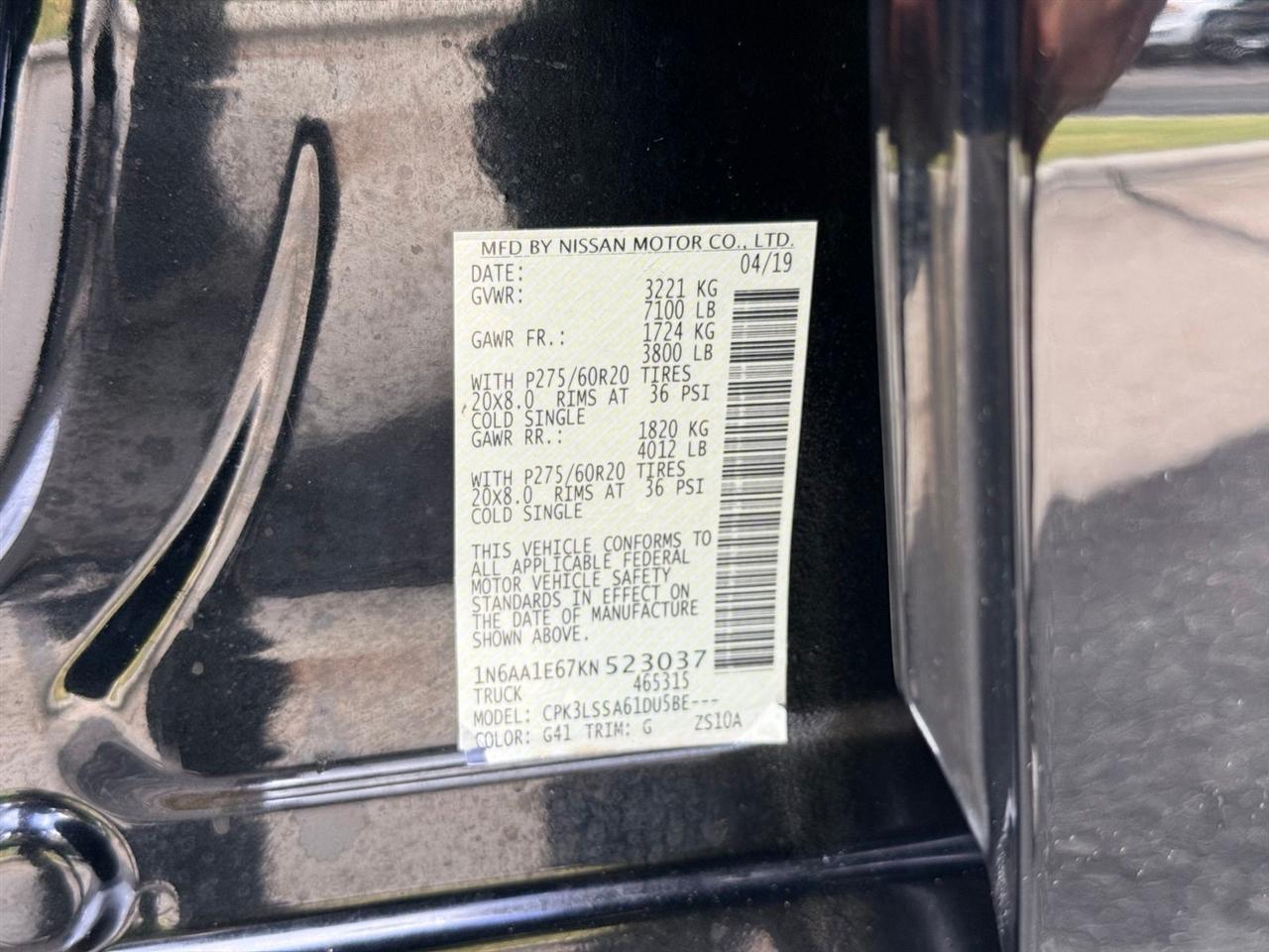 Nissan Titan  2019