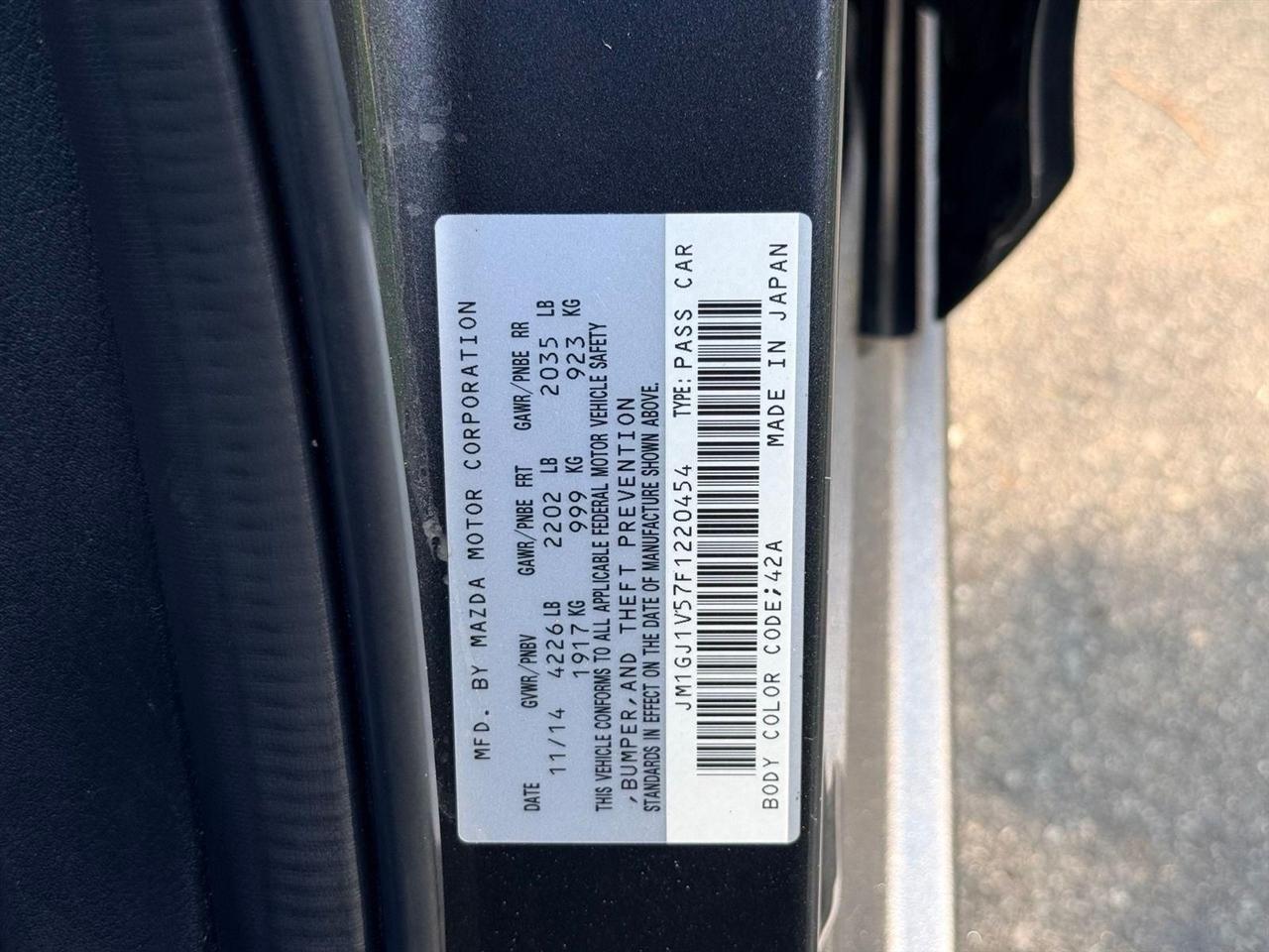 Mazda MAZDA6  2015
