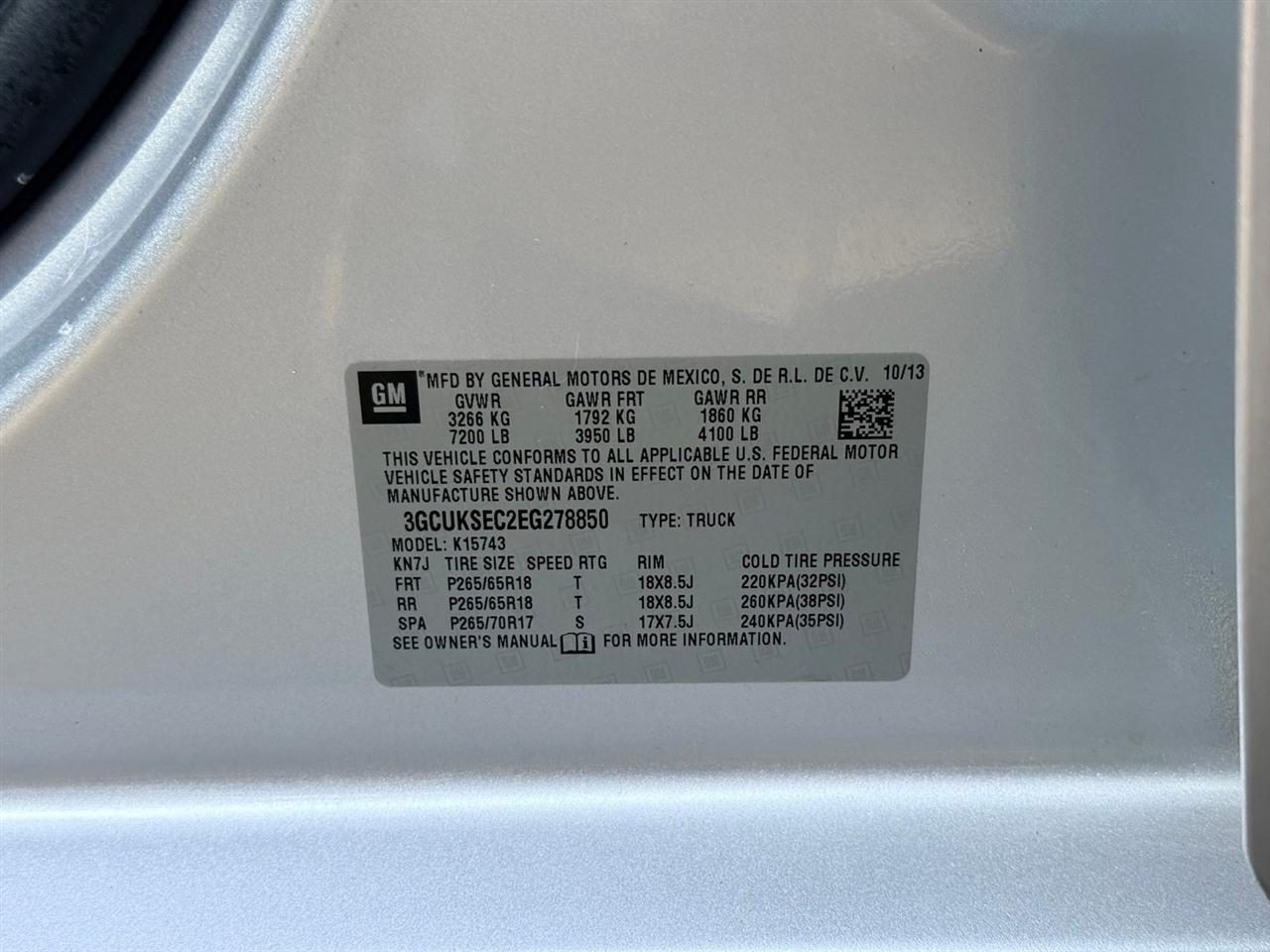 Chevrolet Silverado 1500  2014