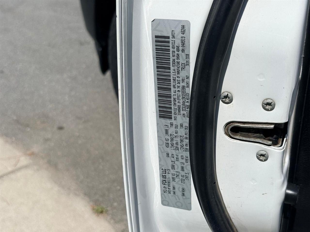 RAM 2500  2019