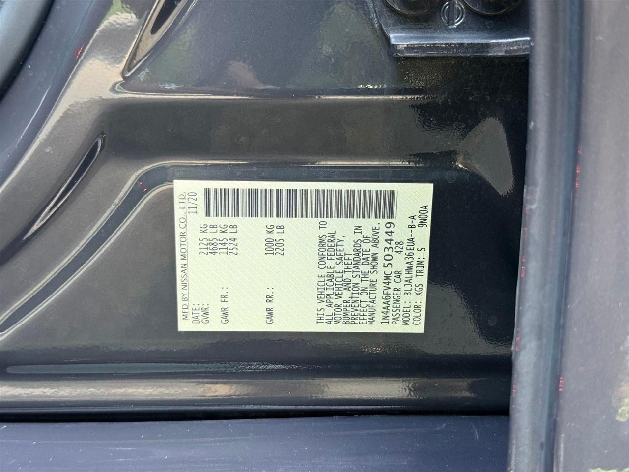 Nissan Maxima  2021