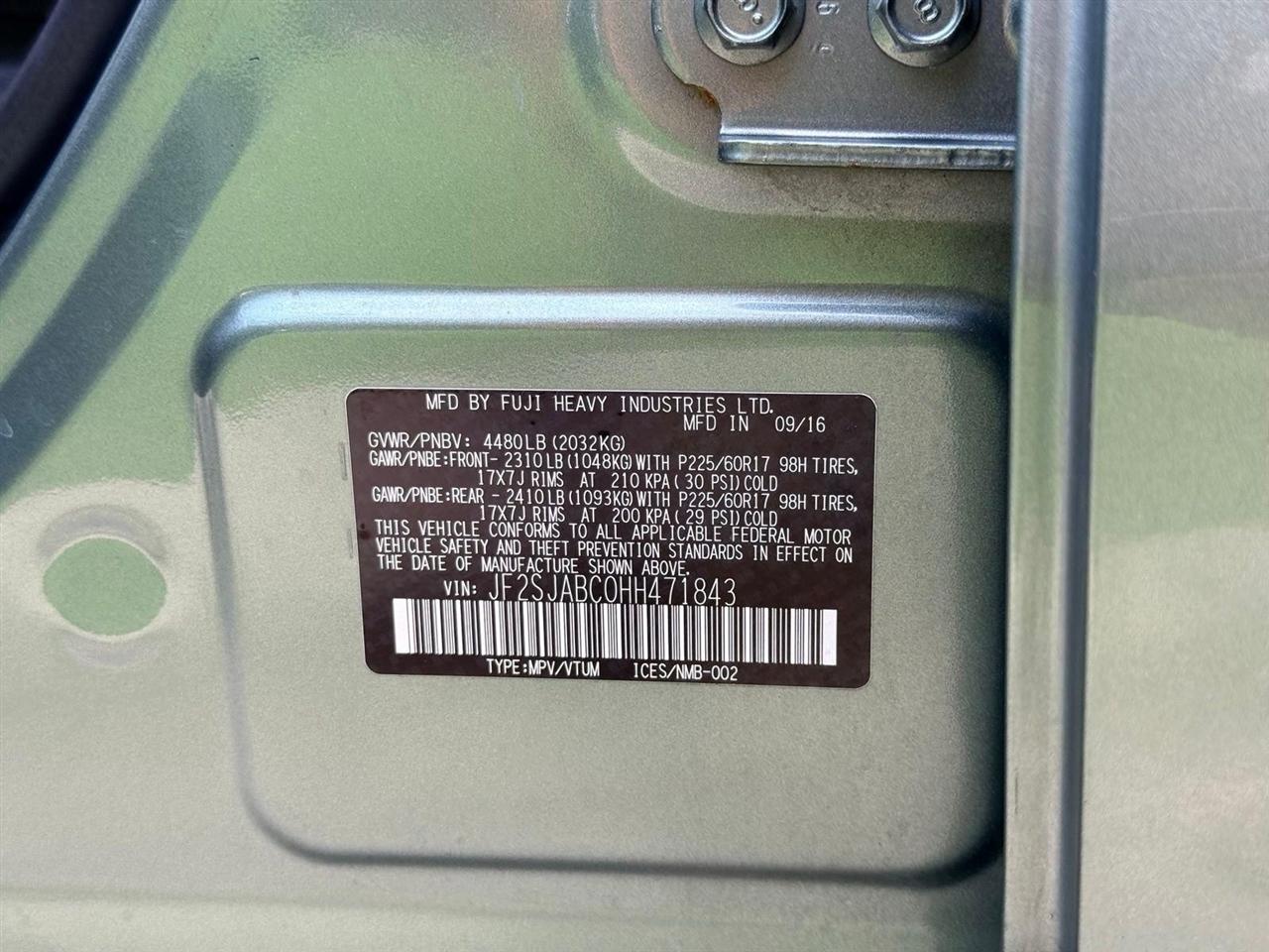 Subaru Forester  2017