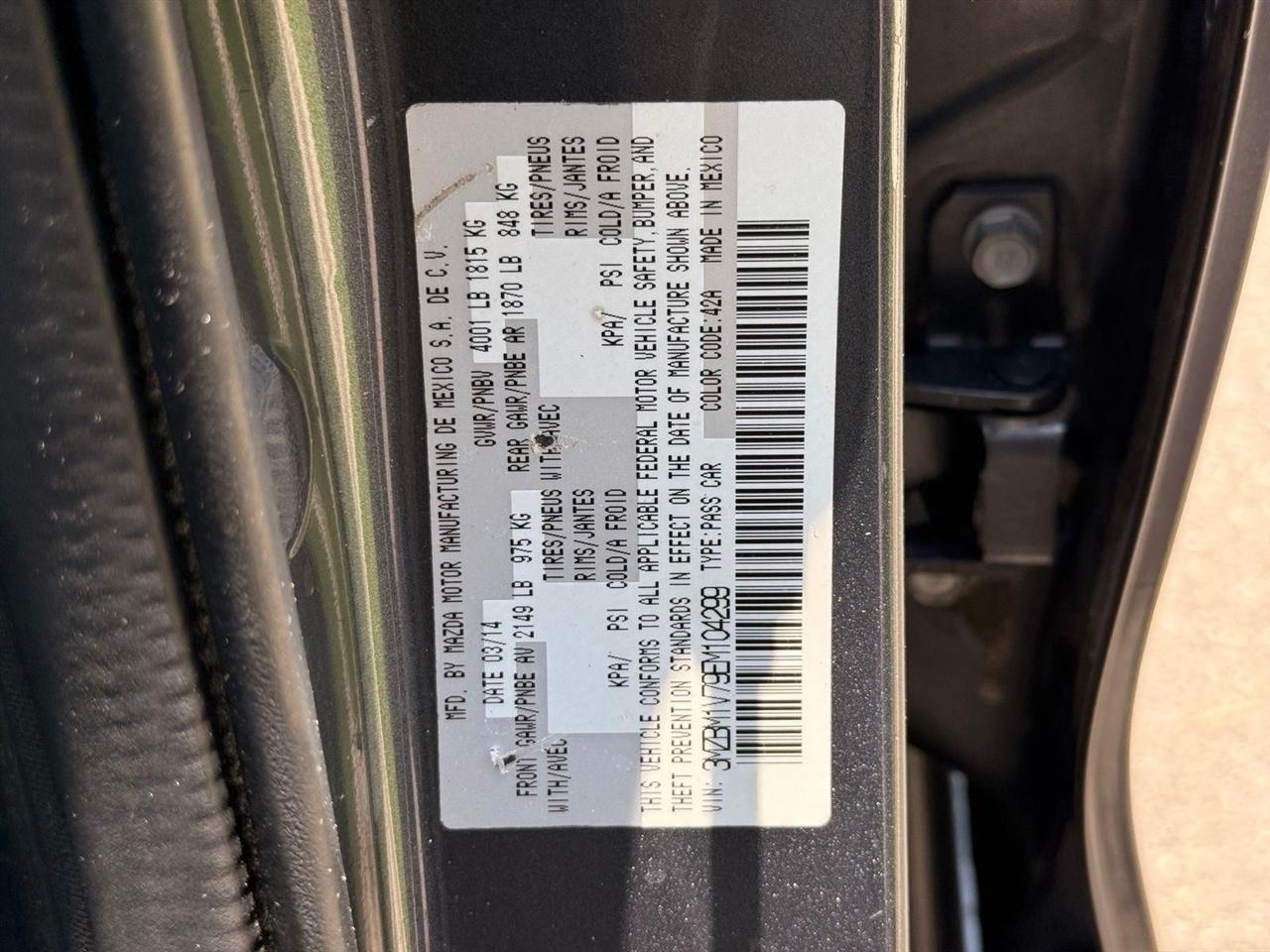 Mazda MAZDA3  2014