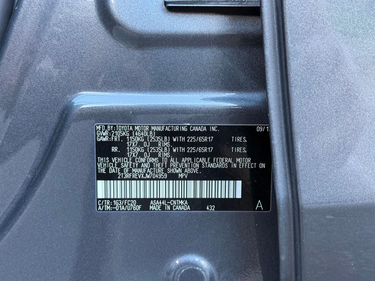 Toyota RAV4  2018
