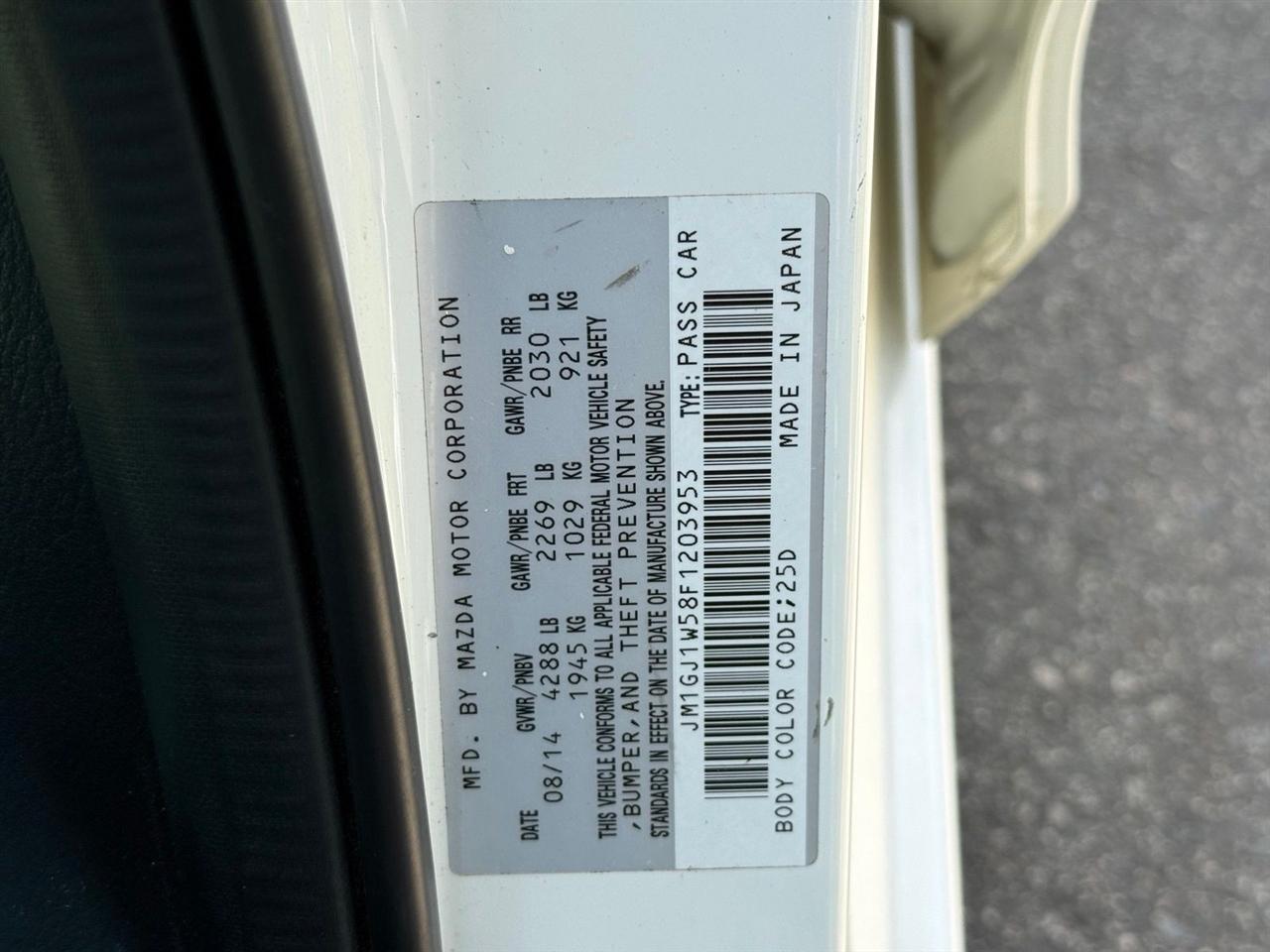 Mazda MAZDA6  2015