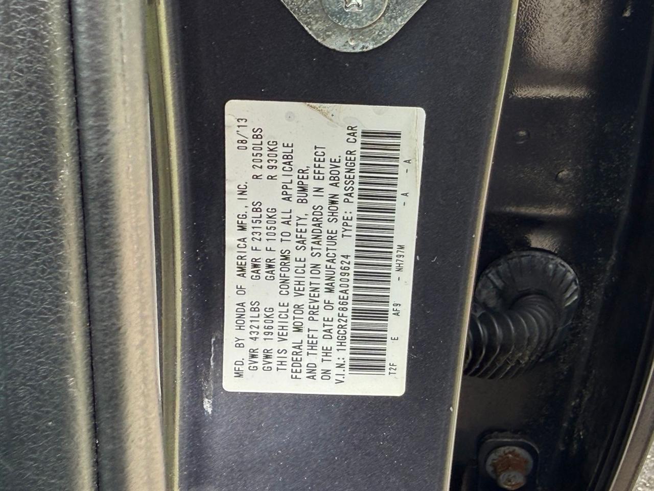 Honda Accord  2014