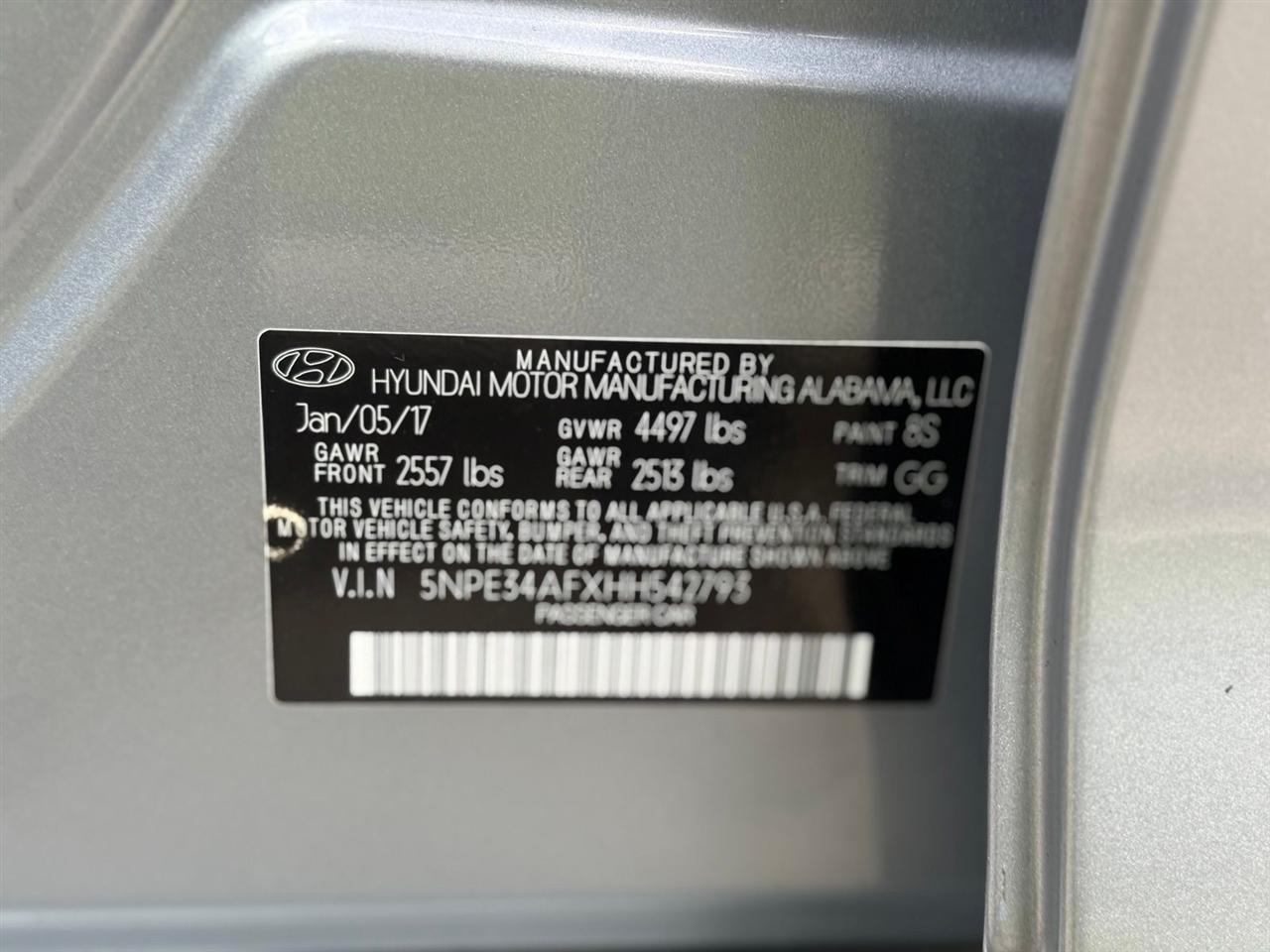Hyundai Sonata  2017