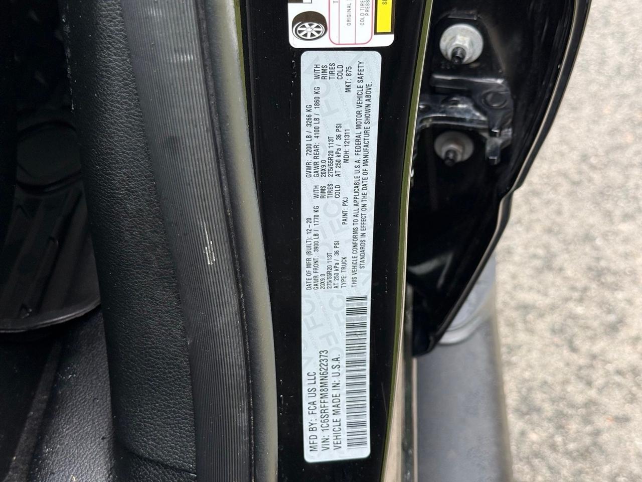 RAM 1500  2021