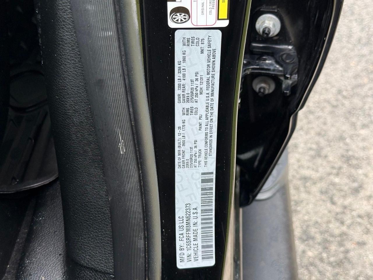 RAM 1500  2021