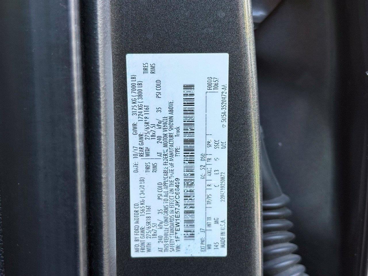 Ford F-150  2018