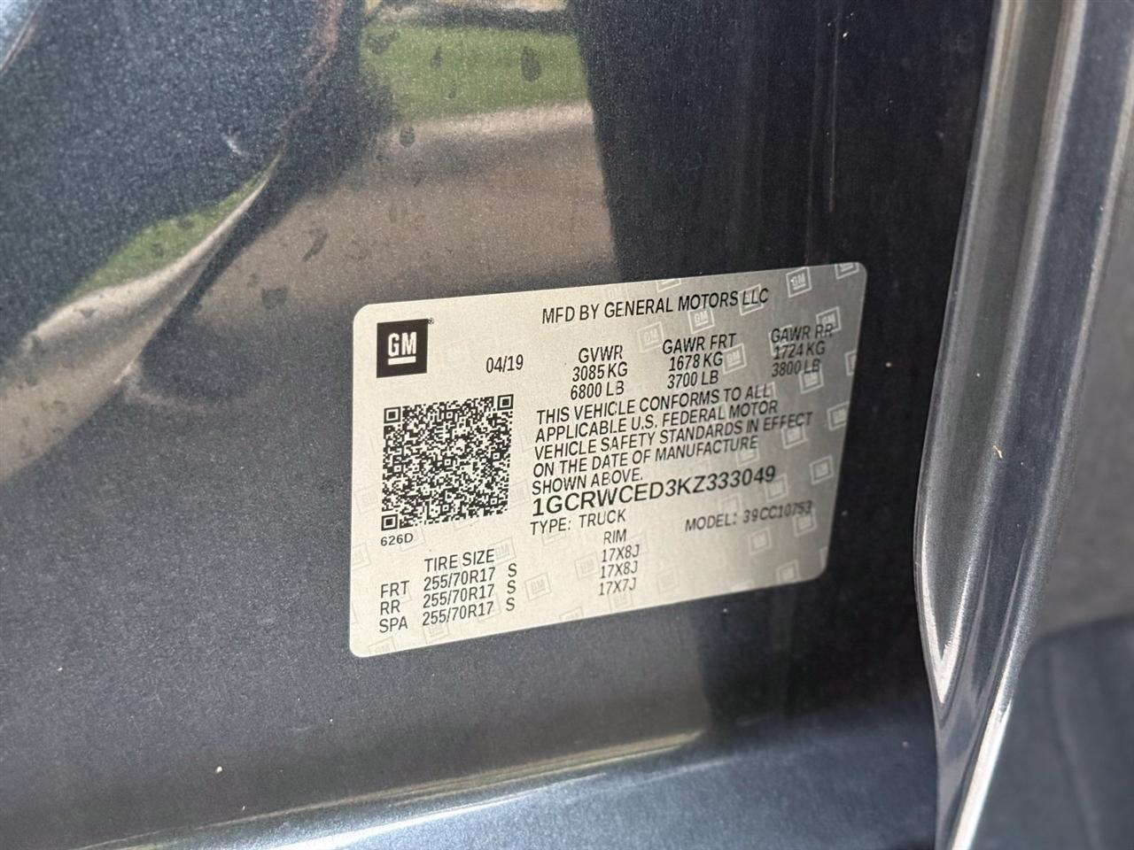 Chevrolet Silverado 1500  2019