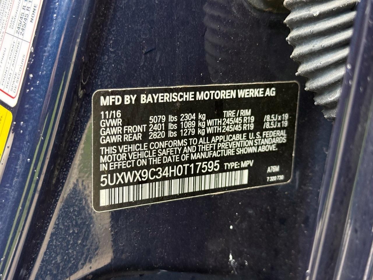 BMW X3  2017
