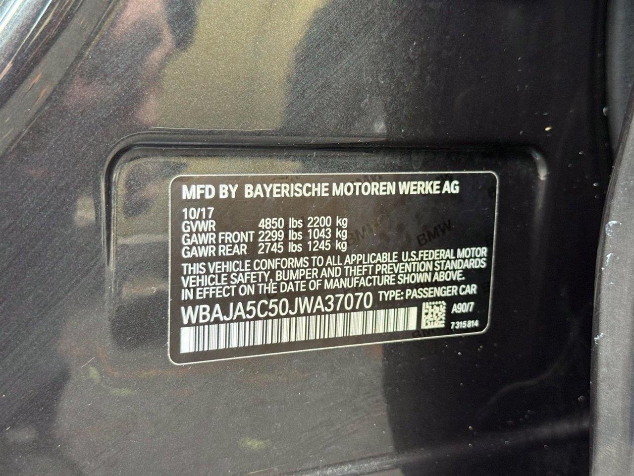 BMW 5-Series  2018